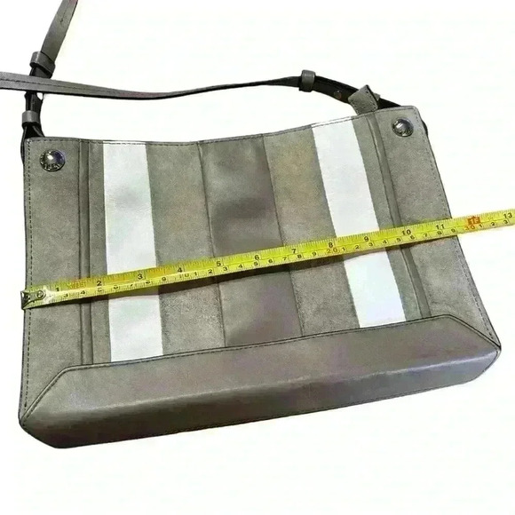 Rag & Bone Compass Crossbody Bag Purse Leather Suede Beige White Sm Crossbody NY - Picture 5 of 8